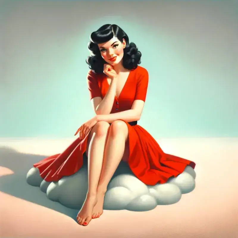 Retro Pinup Sanatı